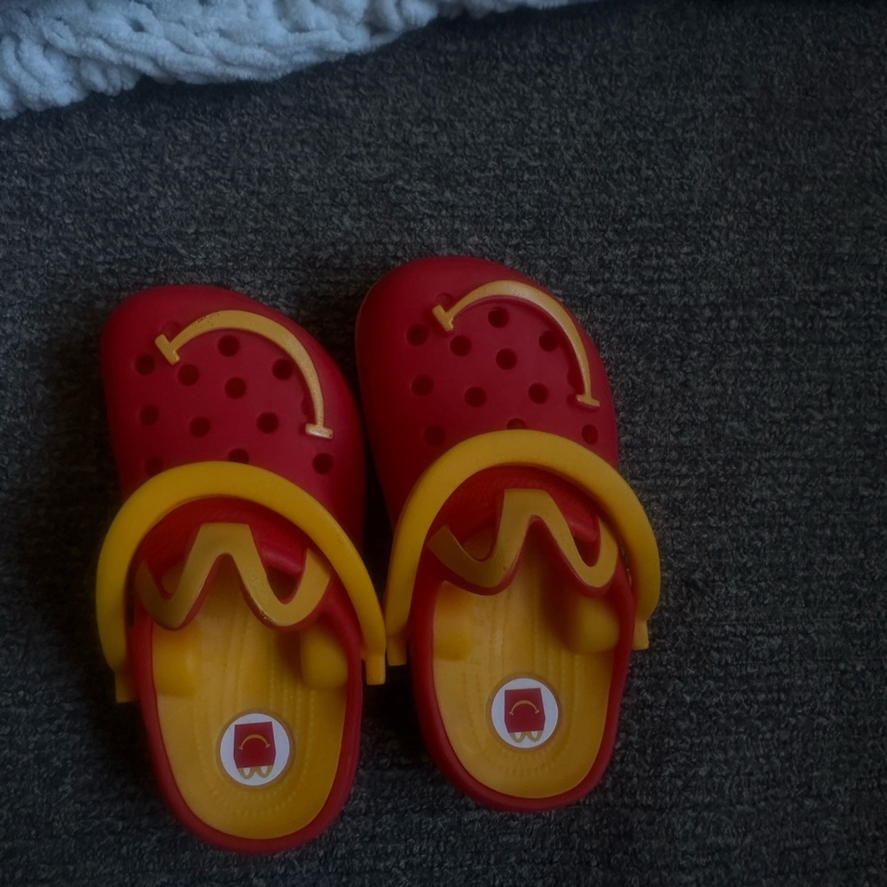 Playful Red and Yellow Sandals with Soft Comfort